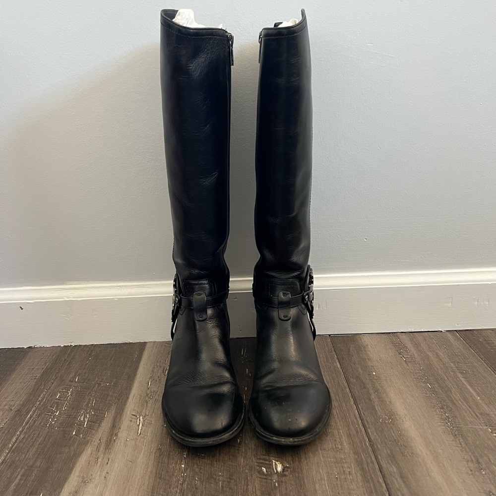 Tory Burch Aaden Black Boots Size 7